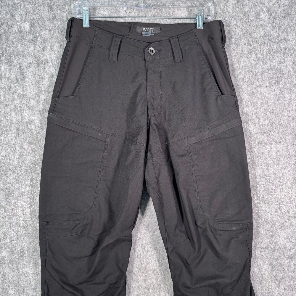 5.11 Tactical Apex Cargo Pants Mens 32X32 Black Outdoor Performance Hiking - Picture 2 of 12